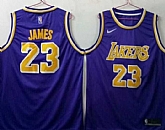 Lakers 23 Lebron James Purple Nike Swingman Stitched NBA Jerseys,baseball caps,new era cap wholesale,wholesale hats